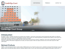 Tablet Screenshot of cambridgecourtgroup.com